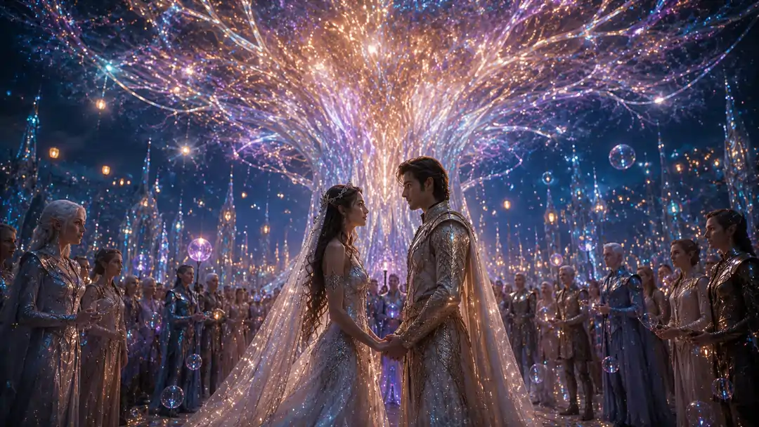 Extraterrestrial Alien Wedding AI Prompt